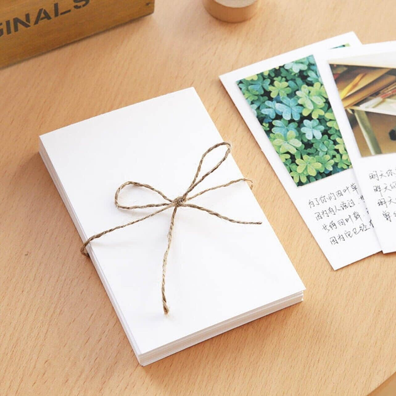 8 Sizes White Envelopes Standard Business Mailer Opaque Pre-Printed Postcode, Perfect for Business and Personal Mailing, Pre-Printed Postcode, Multipurpose Mailer Set of 50 image number 2