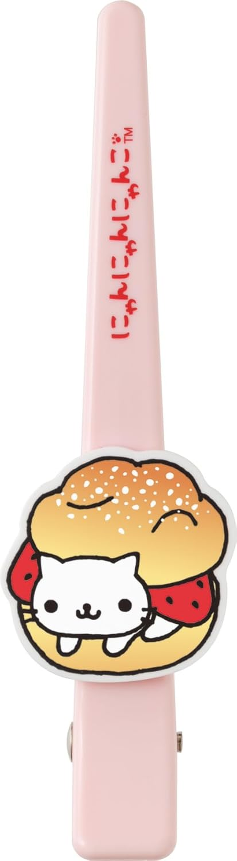 San-X Cat Long Hair Clip FE45103 H 4.9 X W 1.2 X D 0.8 Inches (125 X 30 X 20 Mm) image number 1