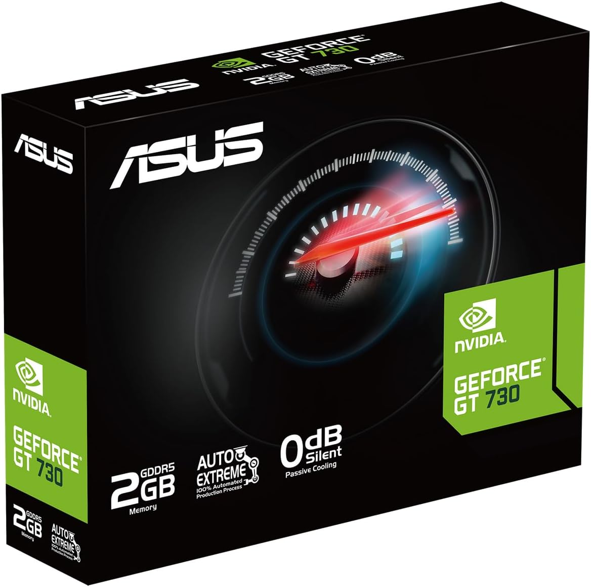 ASUS GT730-4H-SL-2GD5 Geforce GT 730 2GB GDRR5 with 4 X HDMI Ports and Single Slot for Silent Multi-Monitor Productivity image number 4