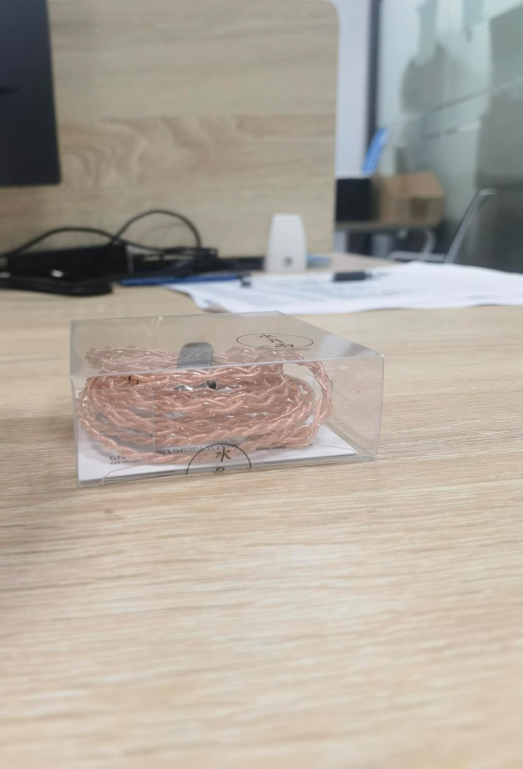 Moondrop LINE T 6N OCC Single Crystal Copper 196-Core Litz Structure Earphone Upgrade Cable 0.78Mm 2Pin 4.4Mm Balanced Cable