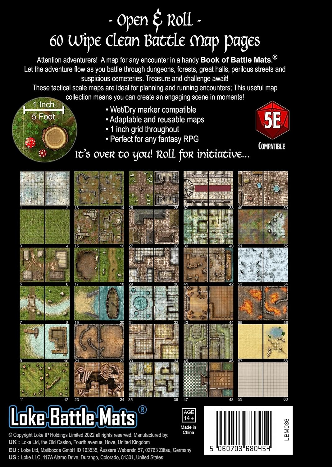 PSI Big Book of Battle Mats Revised Board Game)