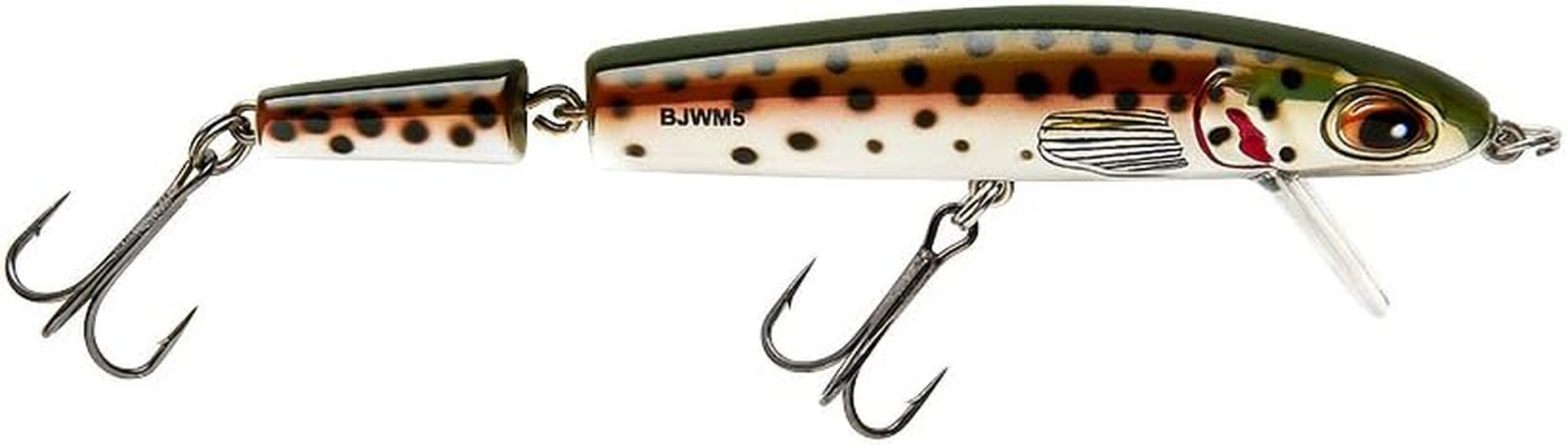 Bomber Lures Jointed Wake Minnow Fishing Lure - Produces a Fish-Enticing V-Wake image number 6