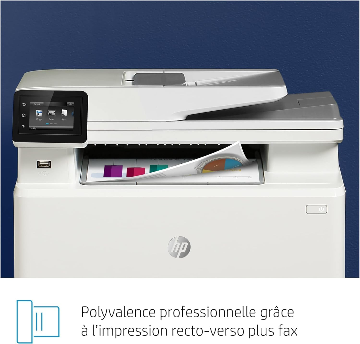 HP Colour Laserjet Pro M283FDW Multi-Function Printer, White image number 2