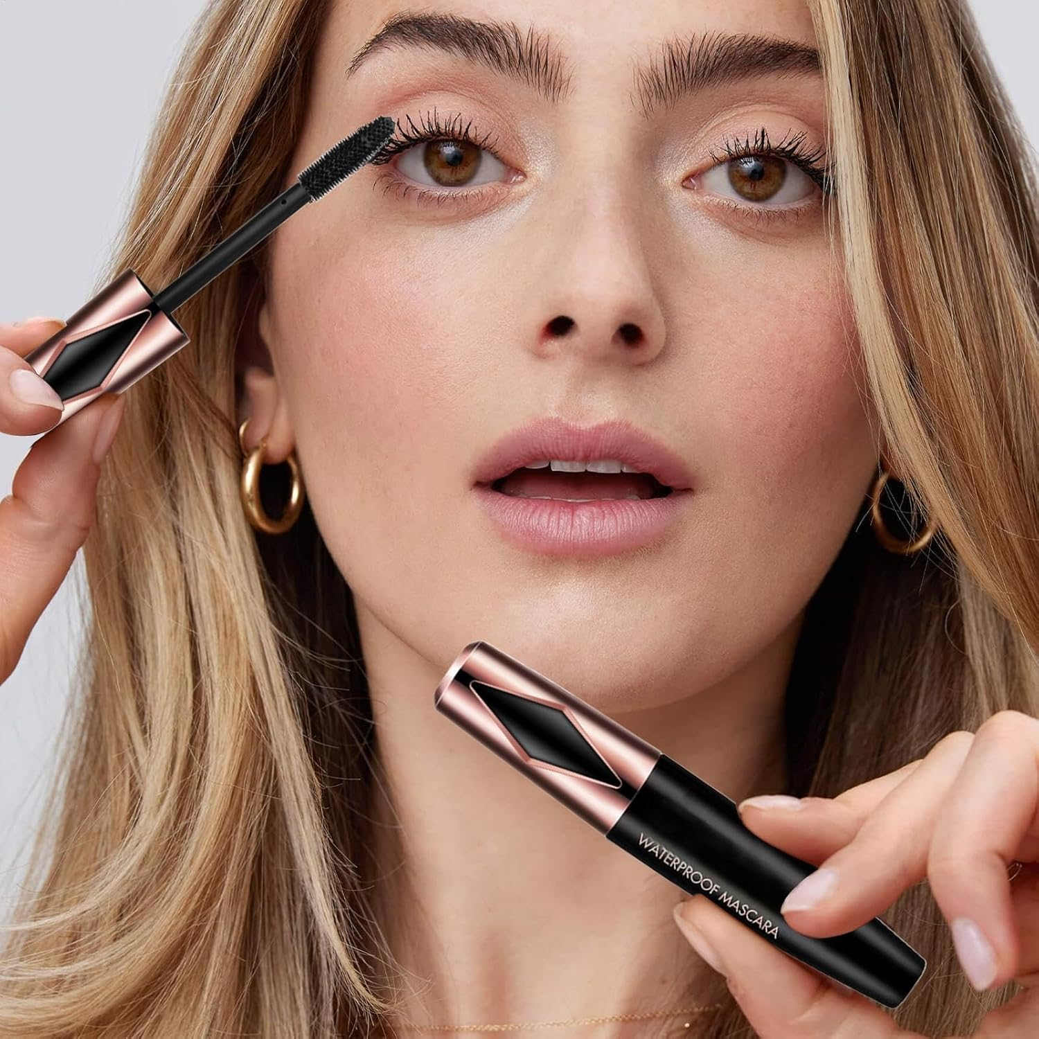 Lash Mascara,Lightweight Mascara Black Tubing Lash Makeup - Lash Washable Mascara Makeup, Smudge-Proof Black Mascara for Dorm, Apartment, Hotel image number 3