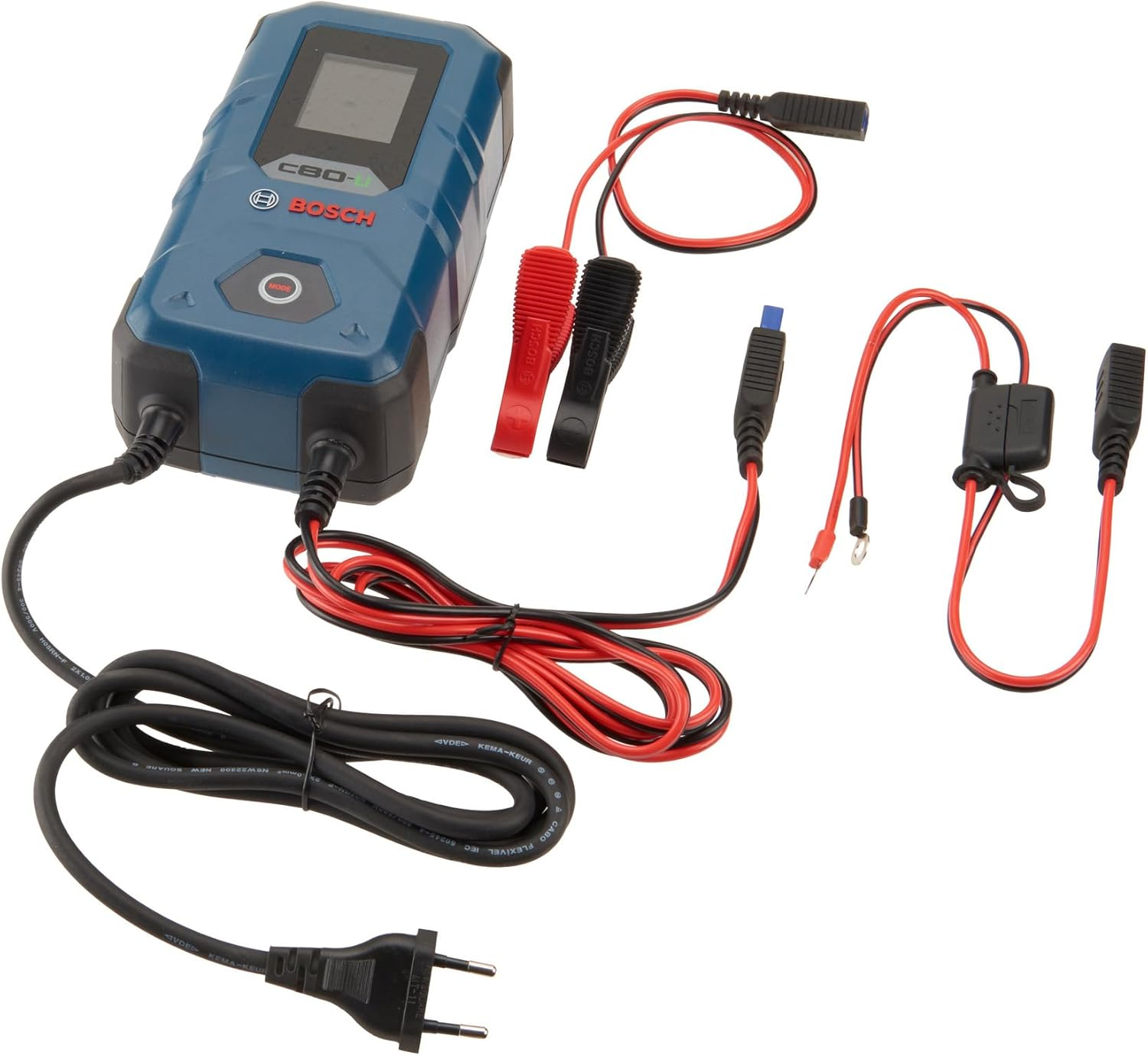 Robert Bosch (Australia) Automotive C80-Li Battery Charger - 15 Amps with Trickle Charging - for 6V/12V Lead-Acid, AGM, EFB, Gel, SLI and 12V Lithium - Lifepo4 Batteries, Comes with AU Style Plug image number 5