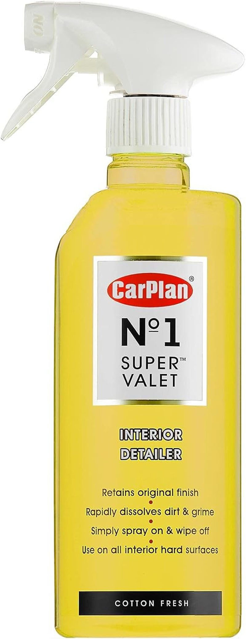 Carplan No.1 Super Valet Car Interior Cleaner, 600 Ml image number 1