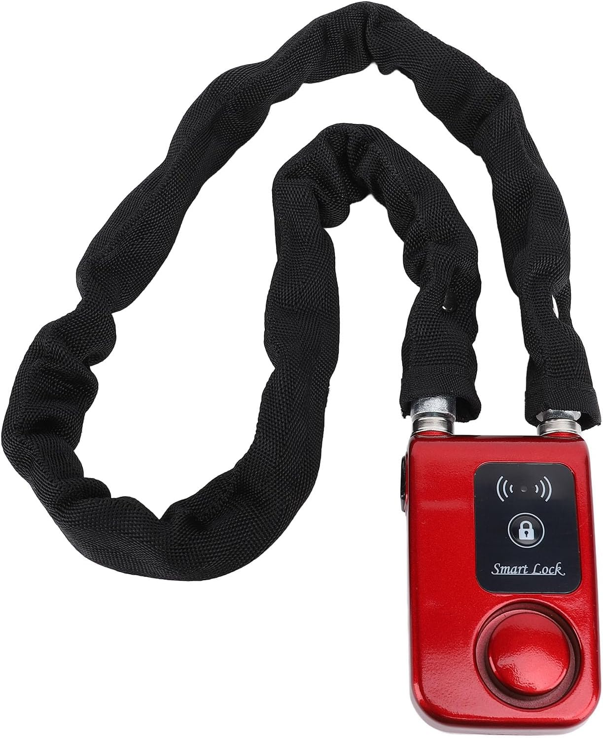 Bluetooth Chain Lock, APP Control Bike Lock with Vibration Alarm Function, Waterproof Keyless Lock, Anti-Theft, Smart Chain Lock for Bike, Motorcycle, Door & Gate (Blue)