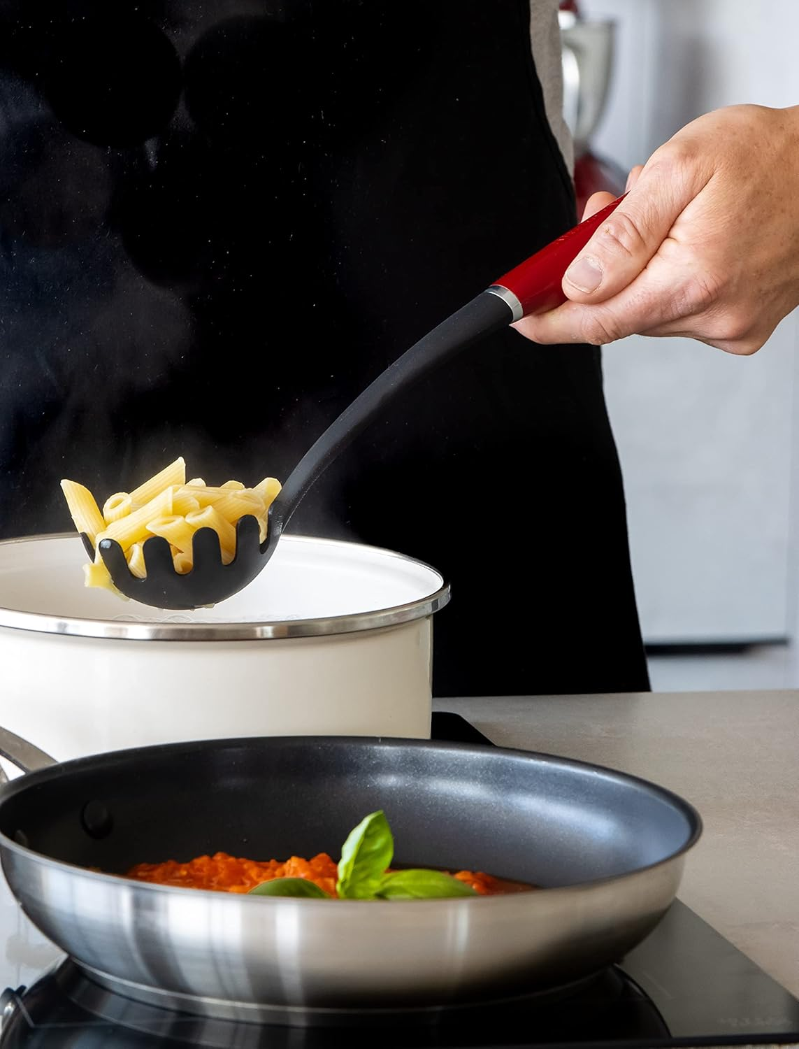 Kitchenaid Nylon Pasta Fork&ndash; Empire Red - Empired Red image number 5