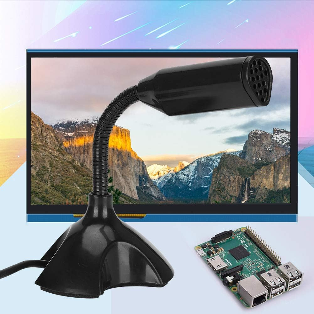 Microphone, High Performance High Sensitivity USB Driveless Plug and Play Computer Microphone for Xp/For 2/3 image number 5