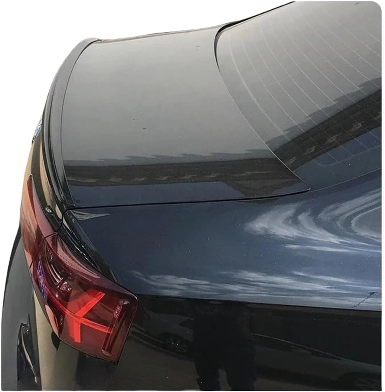 Compatible for Audi A6 C7 2012 2013 2014 2015 2016 2017 2018 Rear Trunk Spoiler ABS Material Primer Color Car Tail Wing Decoration for C7(Unpainted) image number 3