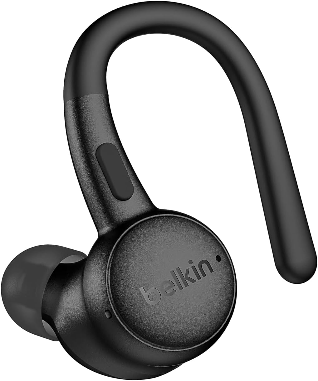Belkin Soundform Activefit In-Ear Headphones Wireless Bluetooth with Microphone, Fast Charging with USB-C, 36 Hours Operation, IP54 Waterproof, Sports Headphones for Iphone, Ipad, Galaxy, Pixel image number 1