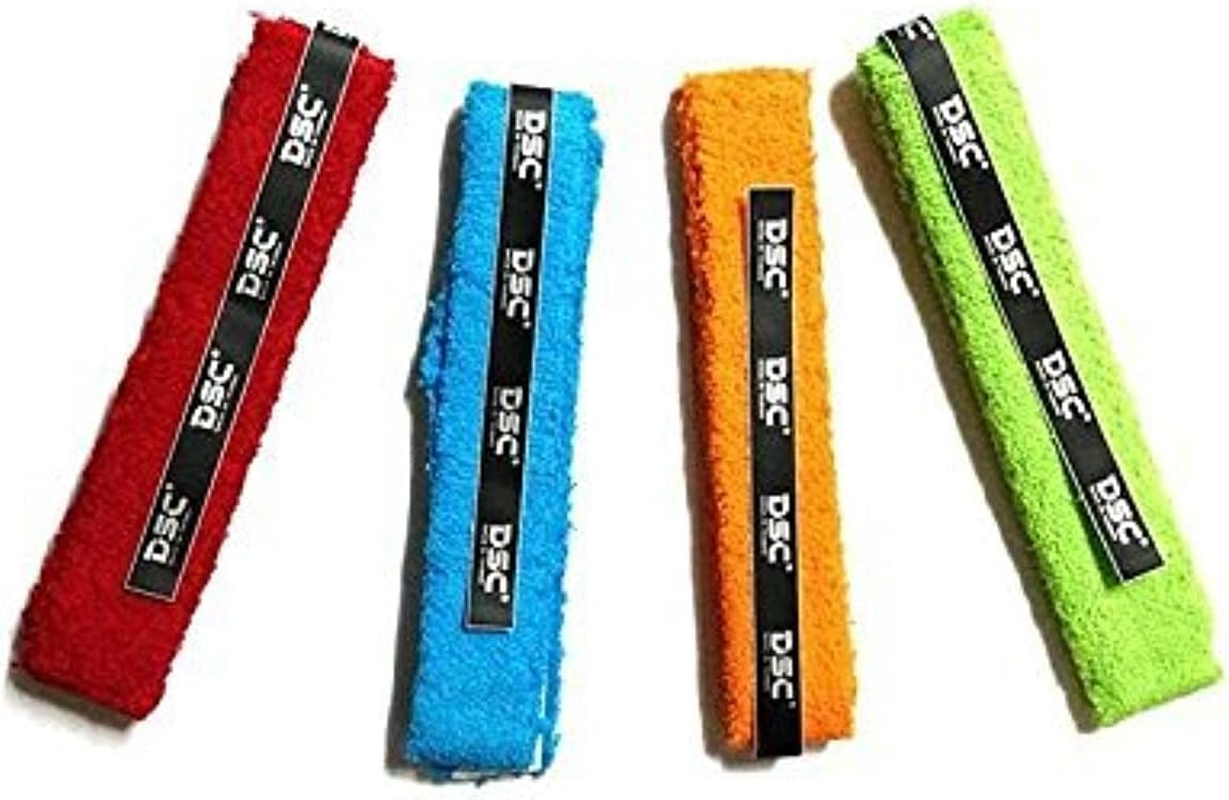 DSC Cotton Towel Grip for Badminton Racket (Assorted) | Fits on Yonex, Lining, APAC and Other Brand Racquets | Sweat Absorption | anti Sweat