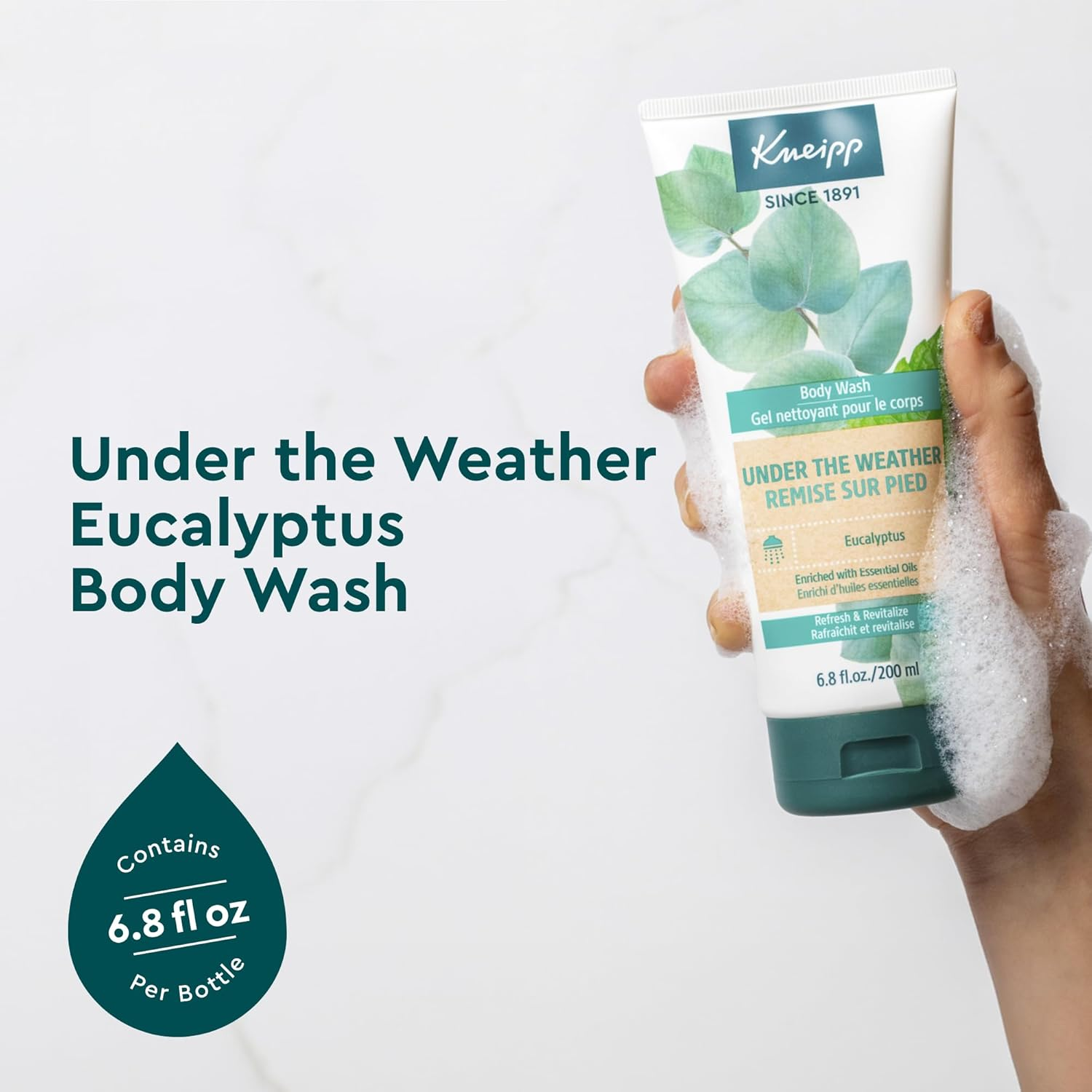 (Mint & Eucalyptus) - Kneipp Herbal Body Wash - Mint & Eucalyptus 200Ml image number 6