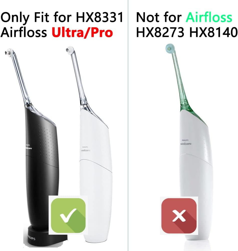 HX8032 Airfloss Replacement Nozzles Fit for Philips Sonicare Airfloss Ultra Hx8331/Hx8332/Hx8340/Hx8341/Hx8381/Hx8401,Generic Soniccare Airfloss Replacement Heads image number 5
