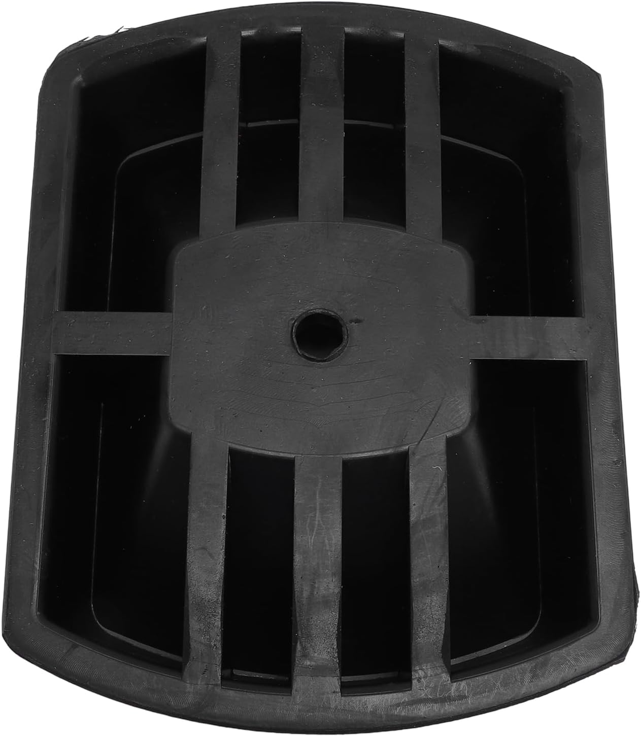 Fdit Jack Wheel Chock, Dual Trailer Swirl Jack Caster Wheel Dock Reinforced Rubber Travel Trailer Tongue Double Chock Stabilizer image number 6