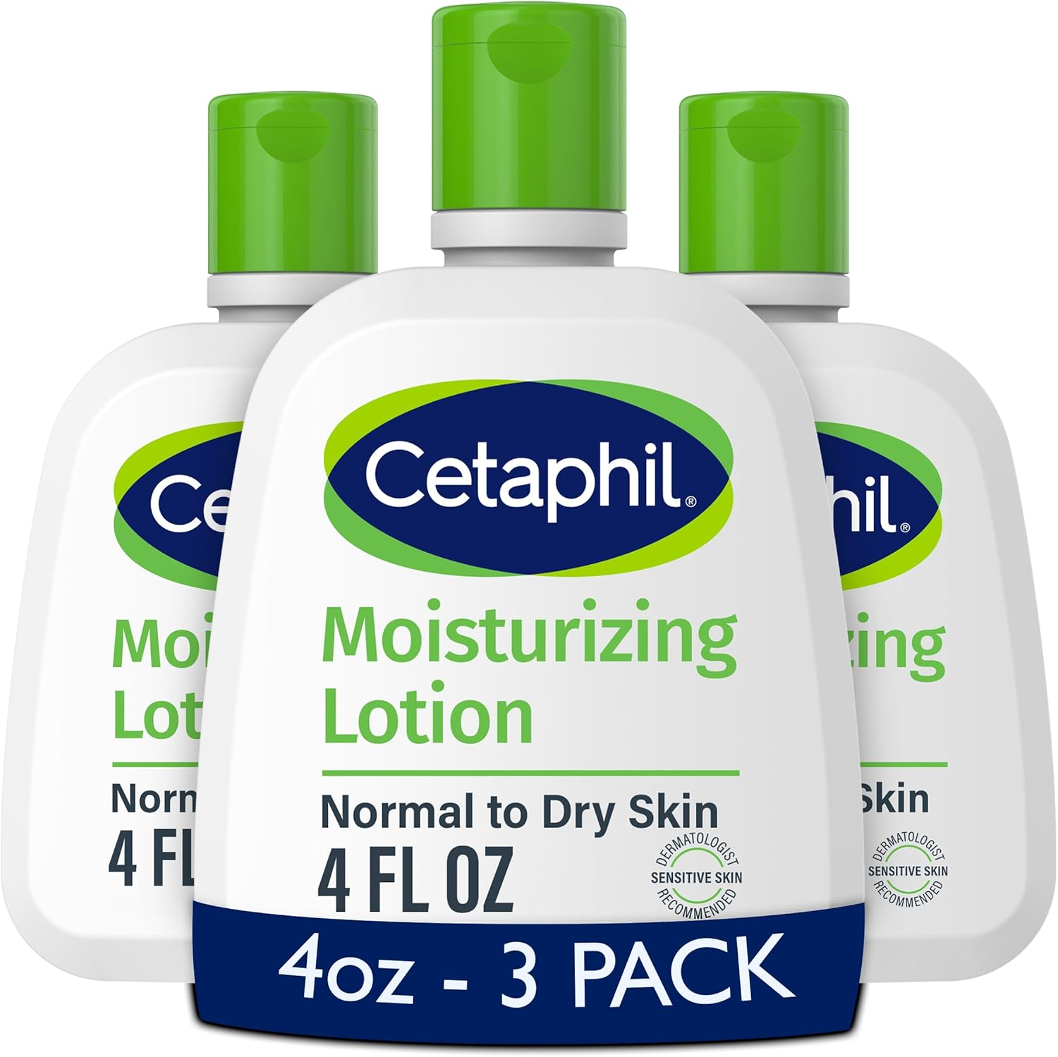 Cetaphil Face & Body Moisturizer, Hydrating Moisturizing Lotion for All Skin Types, Suitable for Sensitive Skin, NEW 4 Oz Pack of 3, Fragrance Free, Hypoallergenic, Non-Comedogenic image number 6