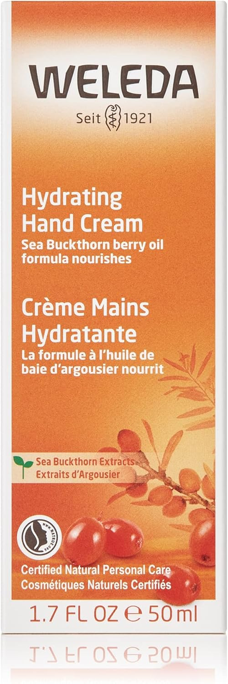 WELEDA Sea Buckthorn Hand Cream 50Ml | Light Moisturiser | Quickly-Absorbing | Soft Hands image number 6