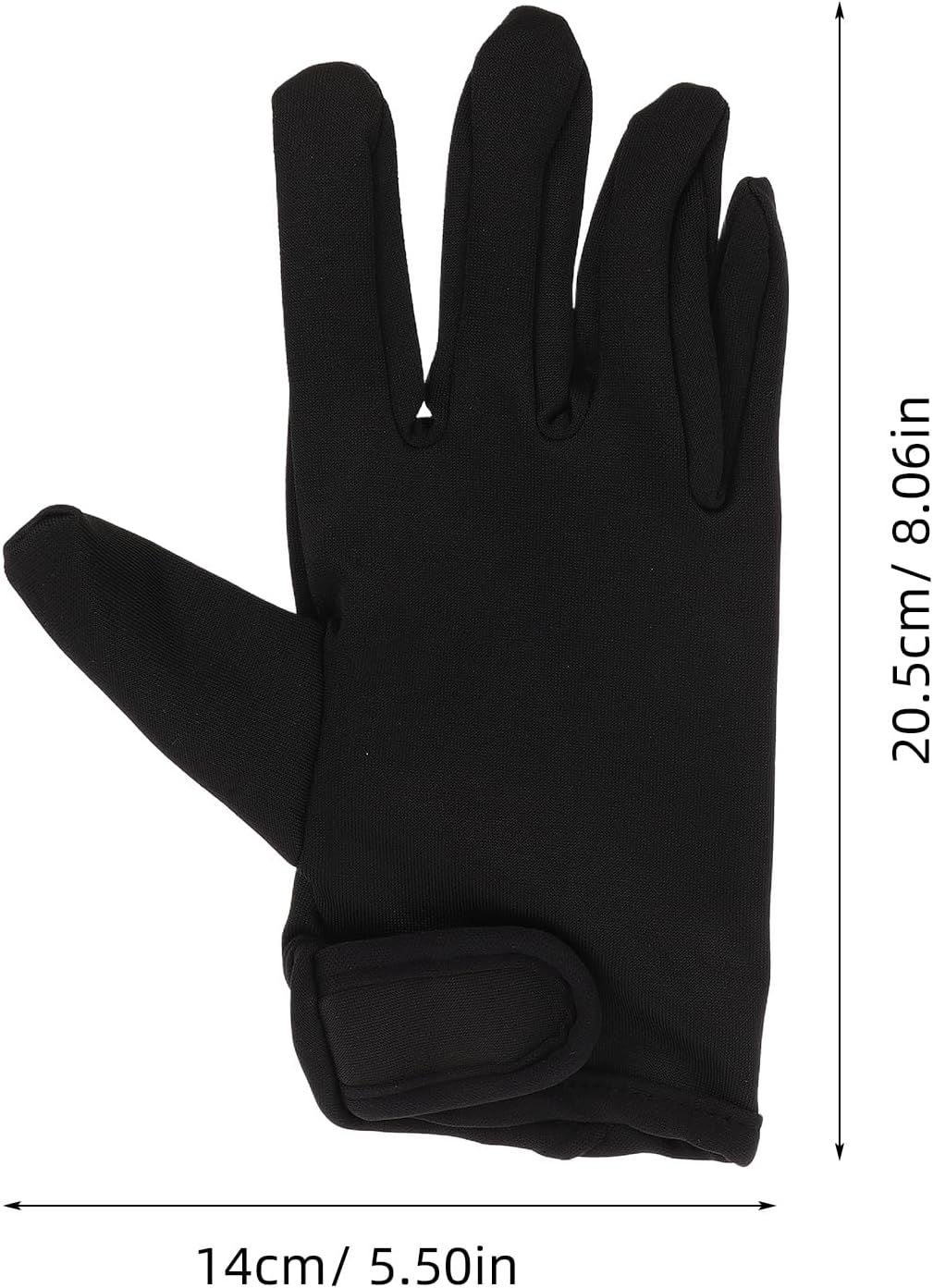 COSMEVIVI 1 Pair Hair Styling Gloves: Heat Resistant Full Finger Barber Gloves Reusable Curling Wand Heat Protector for Hair Stylist Supplies image number 1