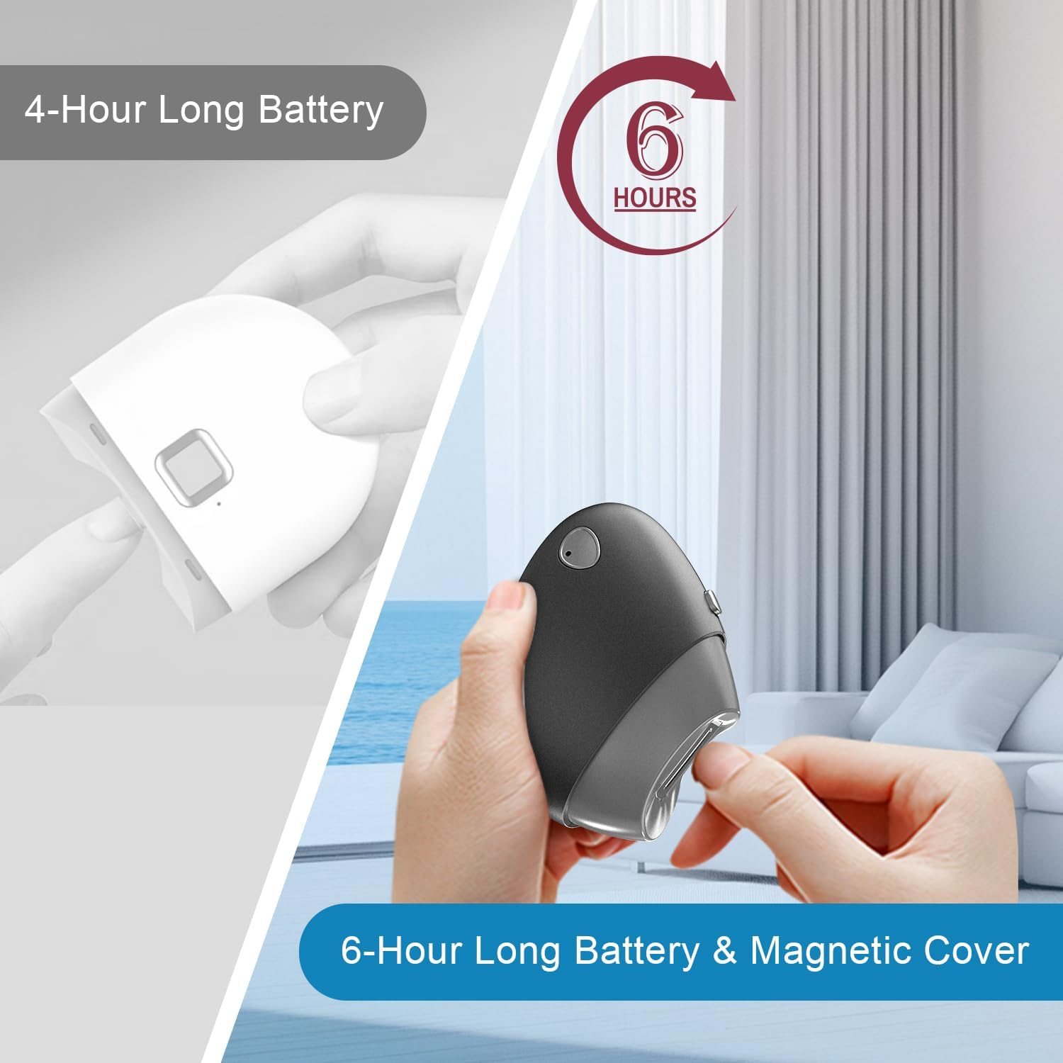 Electric Nail Clipper with Replacement Head & Nail Scraps Storage, Finger Nail Clippers Adult, 2-Speed Trimmer, Type-C, Magnetic Cover, Safety Nail Clippers for Men, Baby, Kids, Women, Seniors