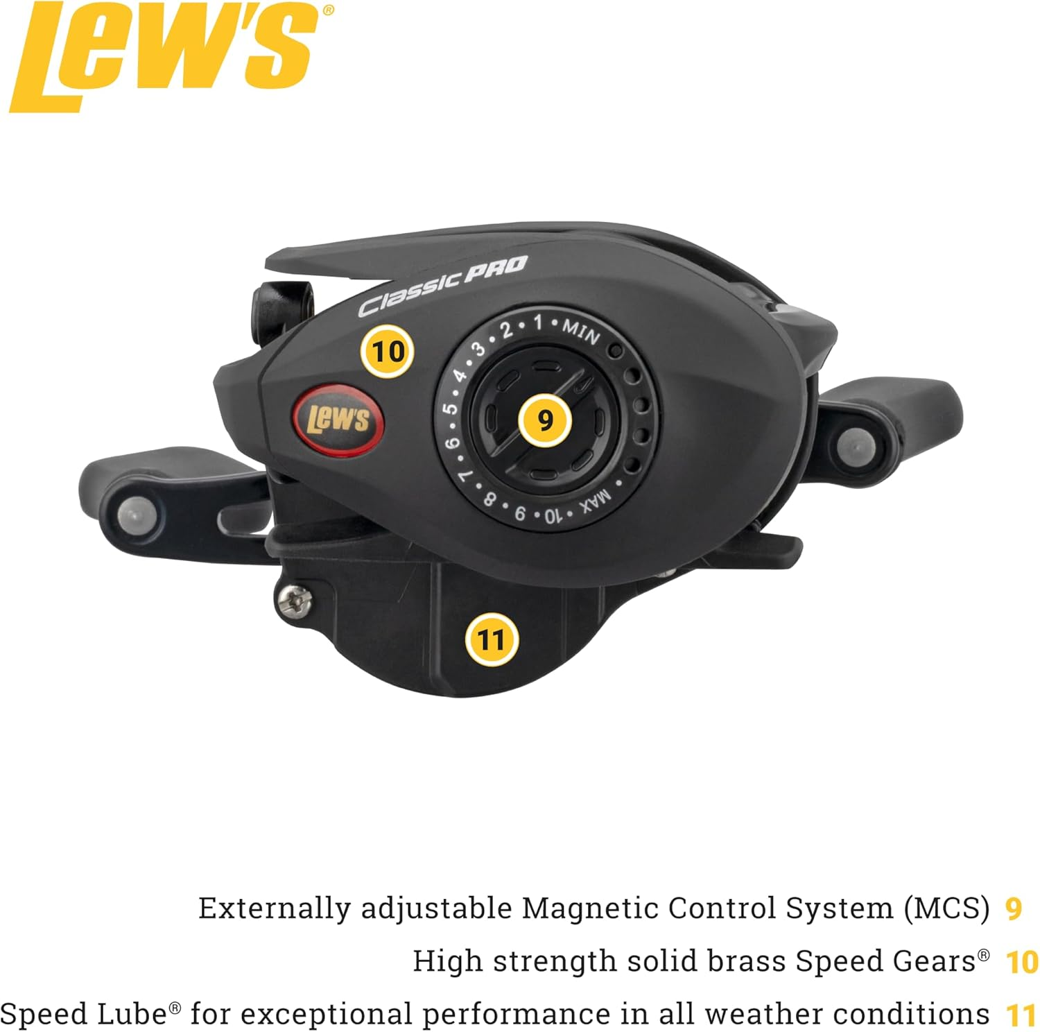 Lew'S Classic Pro Speed Spool SLP Baitcast Reel