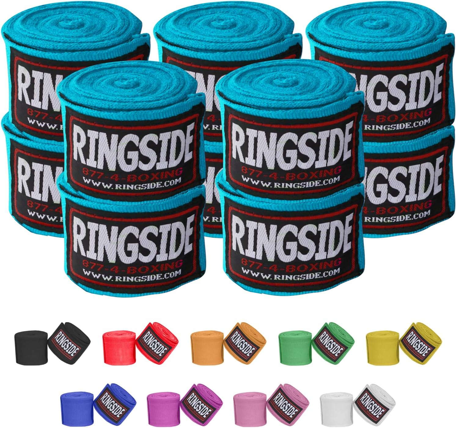 Ringside Mexican Style Boxing Hand Wraps (5 Pairs Pack)