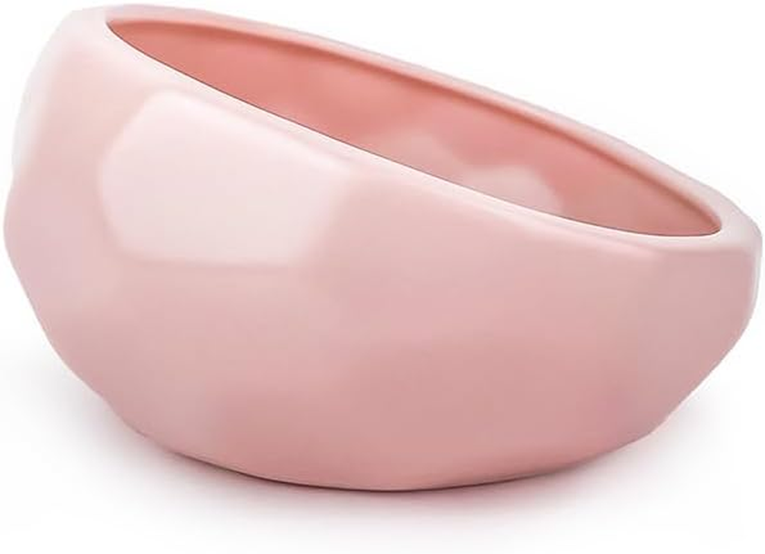 Barkley & Bella Dog Bowl Ceramic Honeycomb White 450Ml, White - Dog Bowl, Handcrafted, Durable, Dishwasher-Safe, Heavyweight Stability, Porcelain Ceramic image number 2