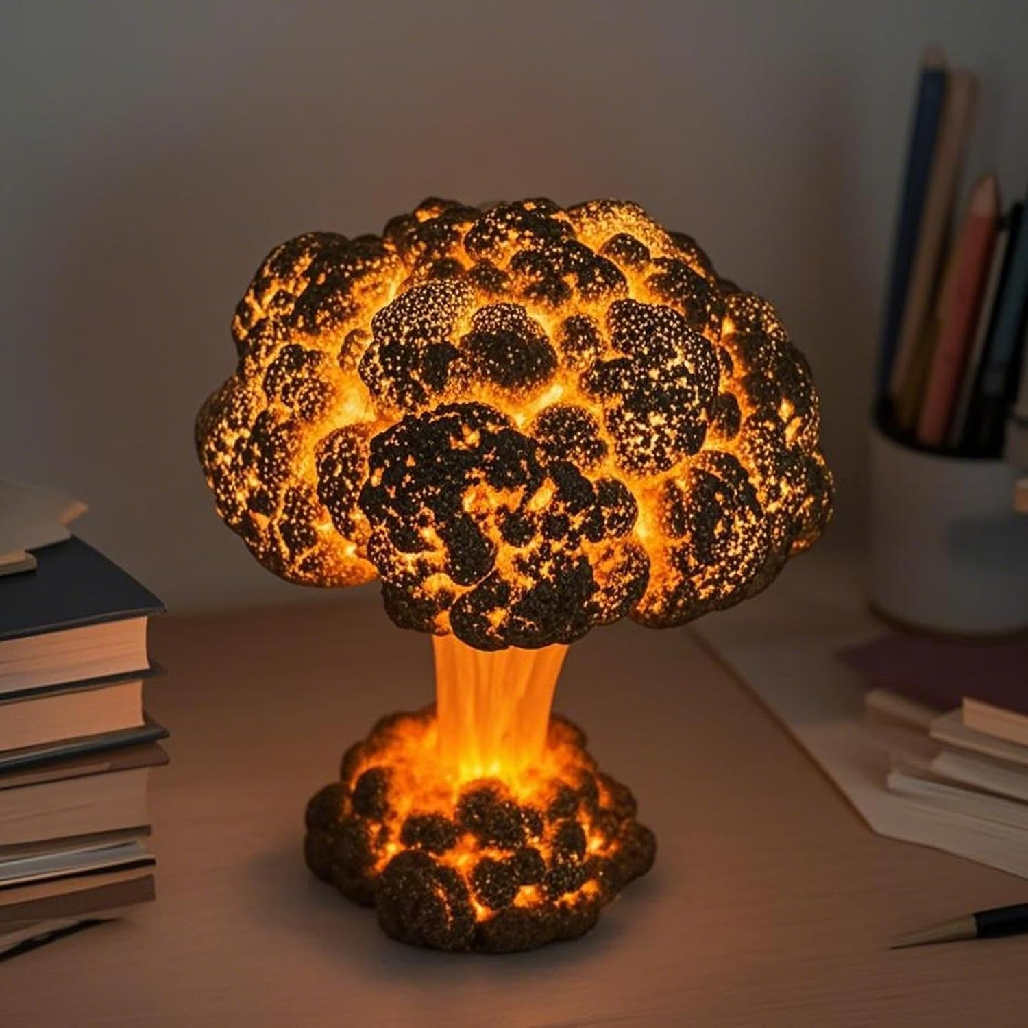 Cloud Table Lamp | Mishroom Lamp,Night Warm Light Decorative Lighting for Kitchen Bedside Bedroom Living Nightstand Bathroom image number 4