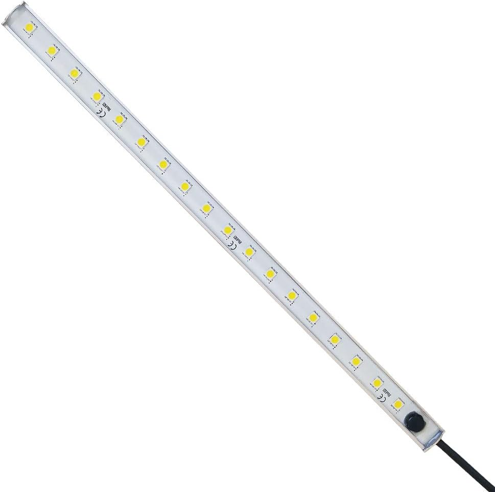 LEDADVANTAGE 12V 30Cm 17-LED Aluminium Waterproof Bar Strip Light & Inbuilt Push Switch for Interior & Exterior Use - Suits Caravan, Boat, Motorhome image number 1