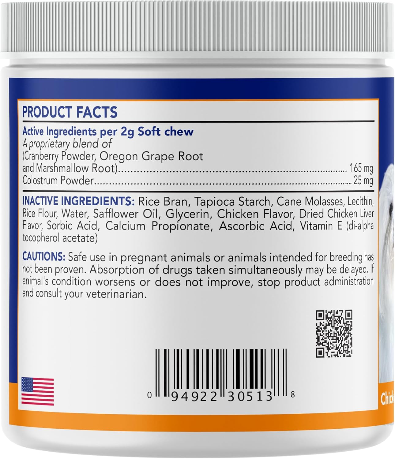 Angels&rsquo; Eyes Natural Tear Stain Prevention Soft Chews for Dogs | 120 Ct Chicken Flavor| for All Breeds | No Wheat No Corn | Daily Supplement | Proprietary Formula