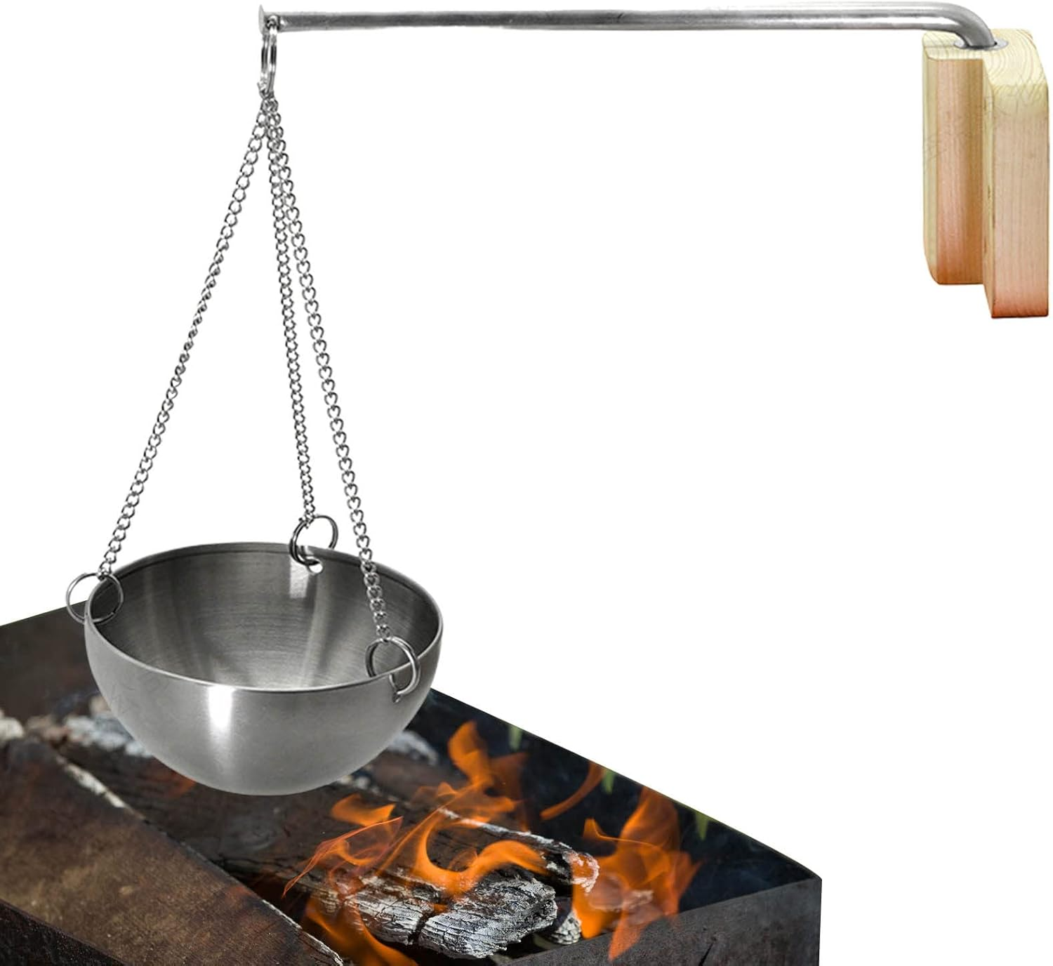 2 Sauna Oil Cup | Stainless Steel Sauna Oil Cup with Chain,Sauna Aromatherapy Oil Holder Oil Fragrance Diffuser Bowl for Sauna and Spa Zankie image number 6