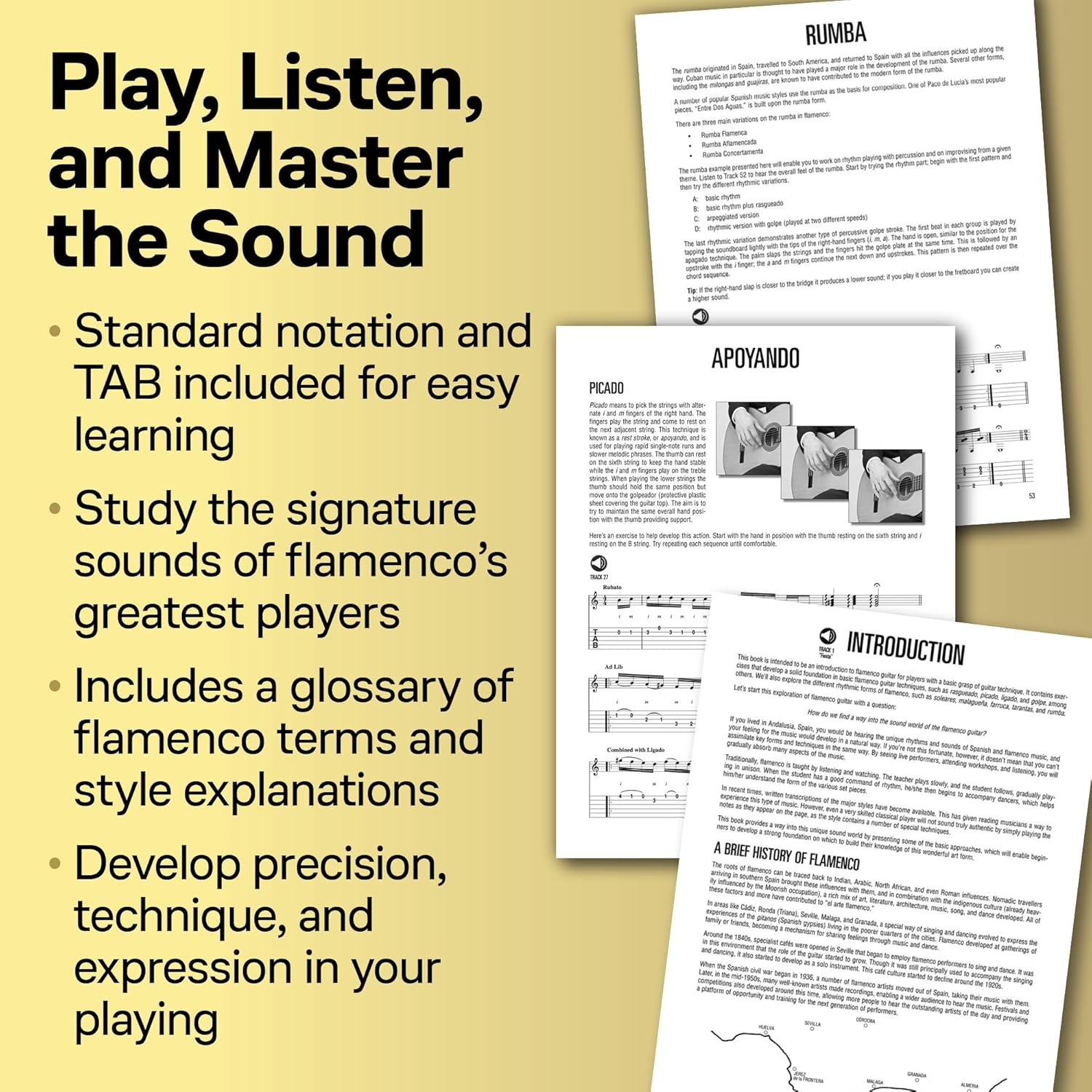 Hal Leonard Flamenco Guitar Method Book: Learn to Play Flamenco Guitat with Step-By-Step Lessons and Authentic Pieces to Study and Play image number 1