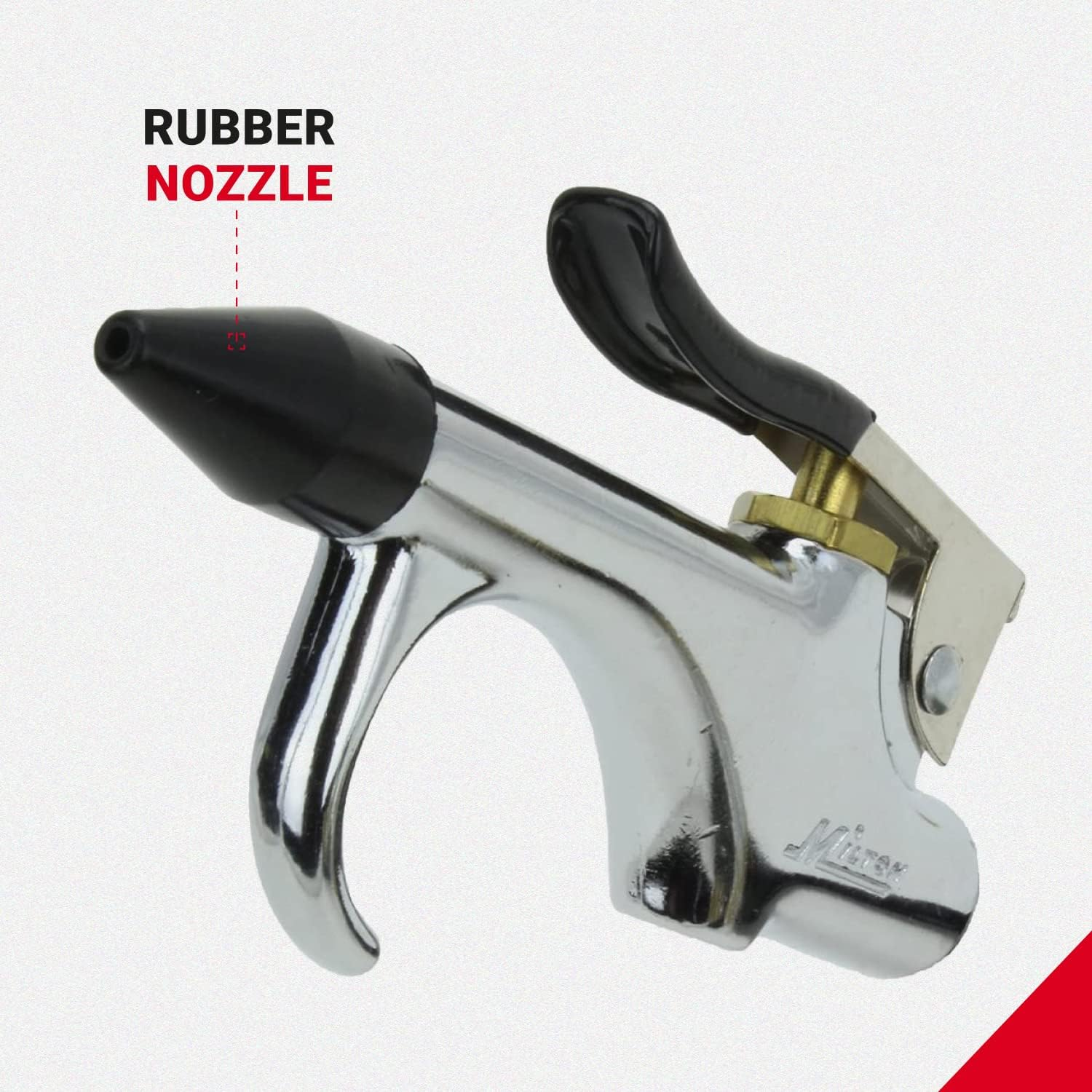 Milton (S-148) 1/4" NPT Lever Blow Gun - Rubber and Safety Tip Nozzles image number 1