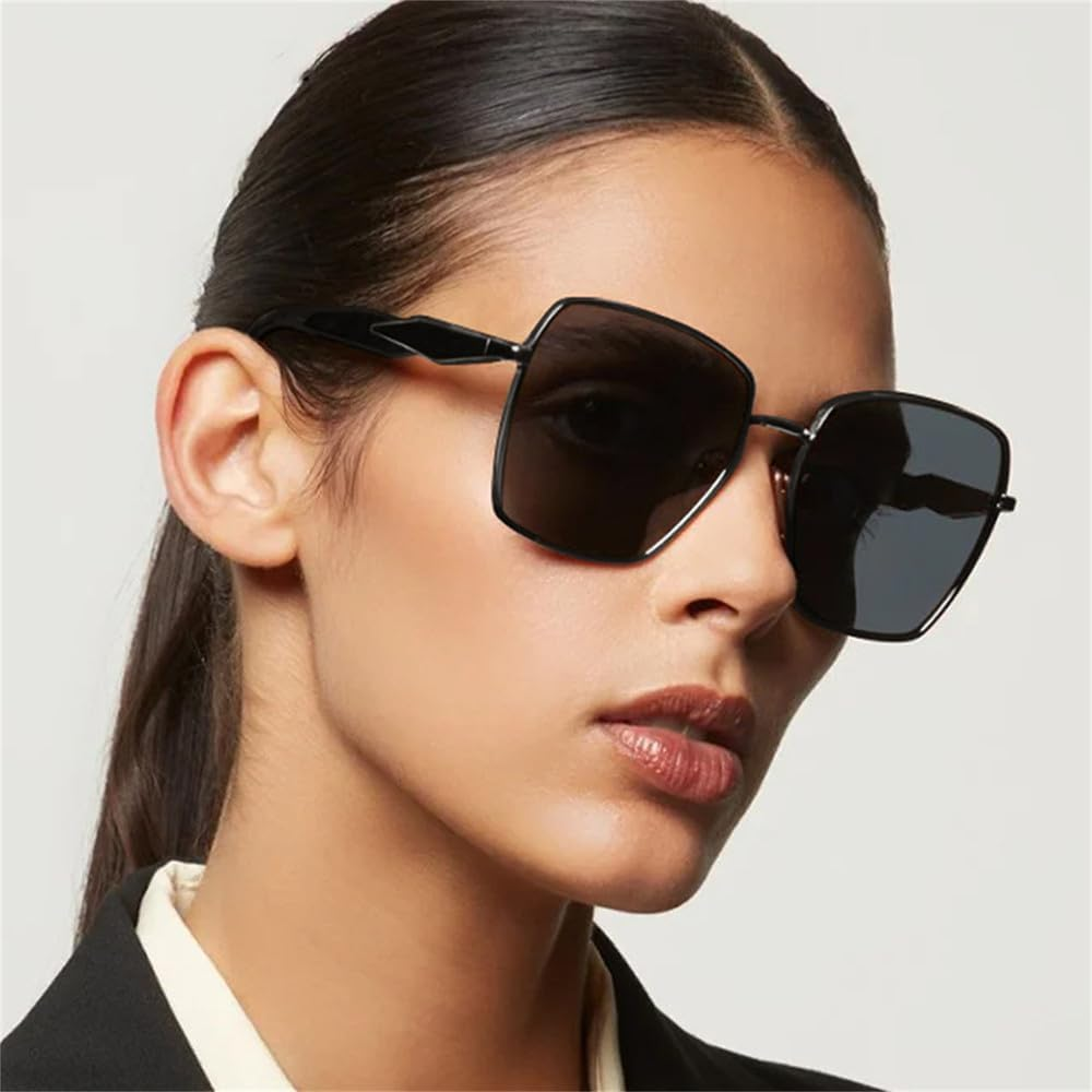 UV400 Protection Sunglasses for Men & Women | Oversized Big Frame Colorful Lens | for Driving & Outdoor Sports image number 3