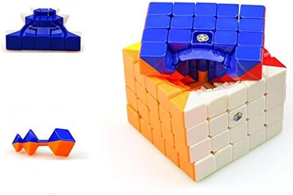 Cuberspeed 5X5 Stickerless Speed Cube 5X5X5 Stickerless Magic Cube Puzzle image number 4