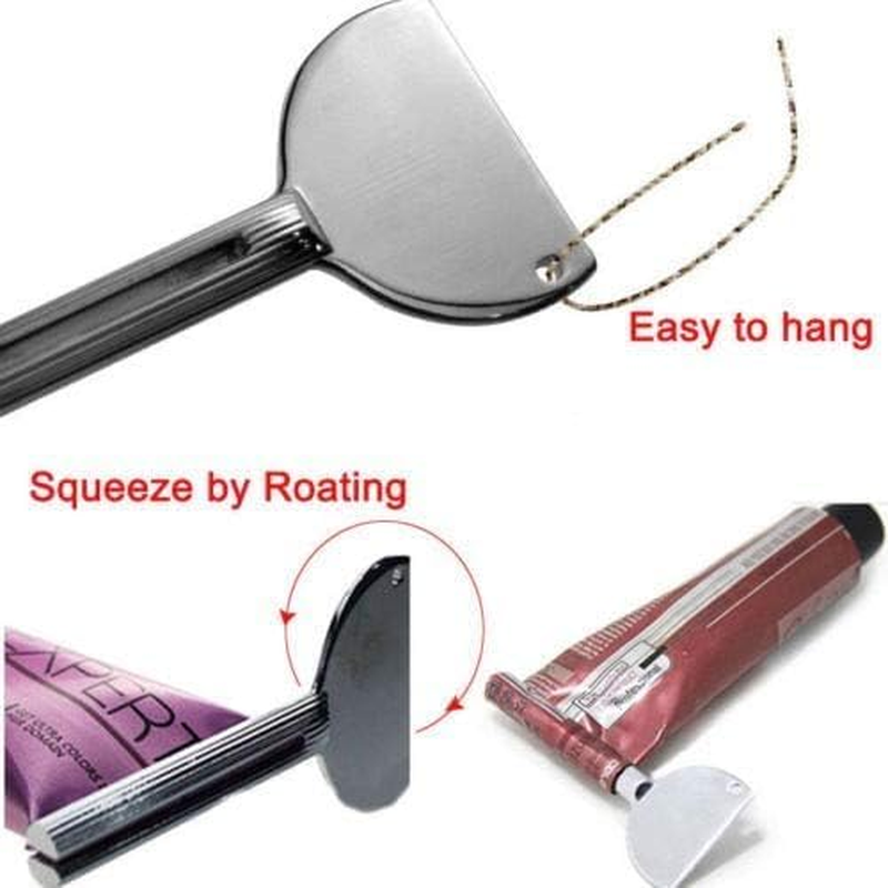 Metal Tube Squeezer Key Stainless Steel Toothpaste Roller,4Pcs Stainless Steel Toothpaste Squeezer Tube Roller Key,Metal Toothpaste Squeezer Tube Squeezer Key Squeezer Roller,Metal Toothpaste Squeezer
