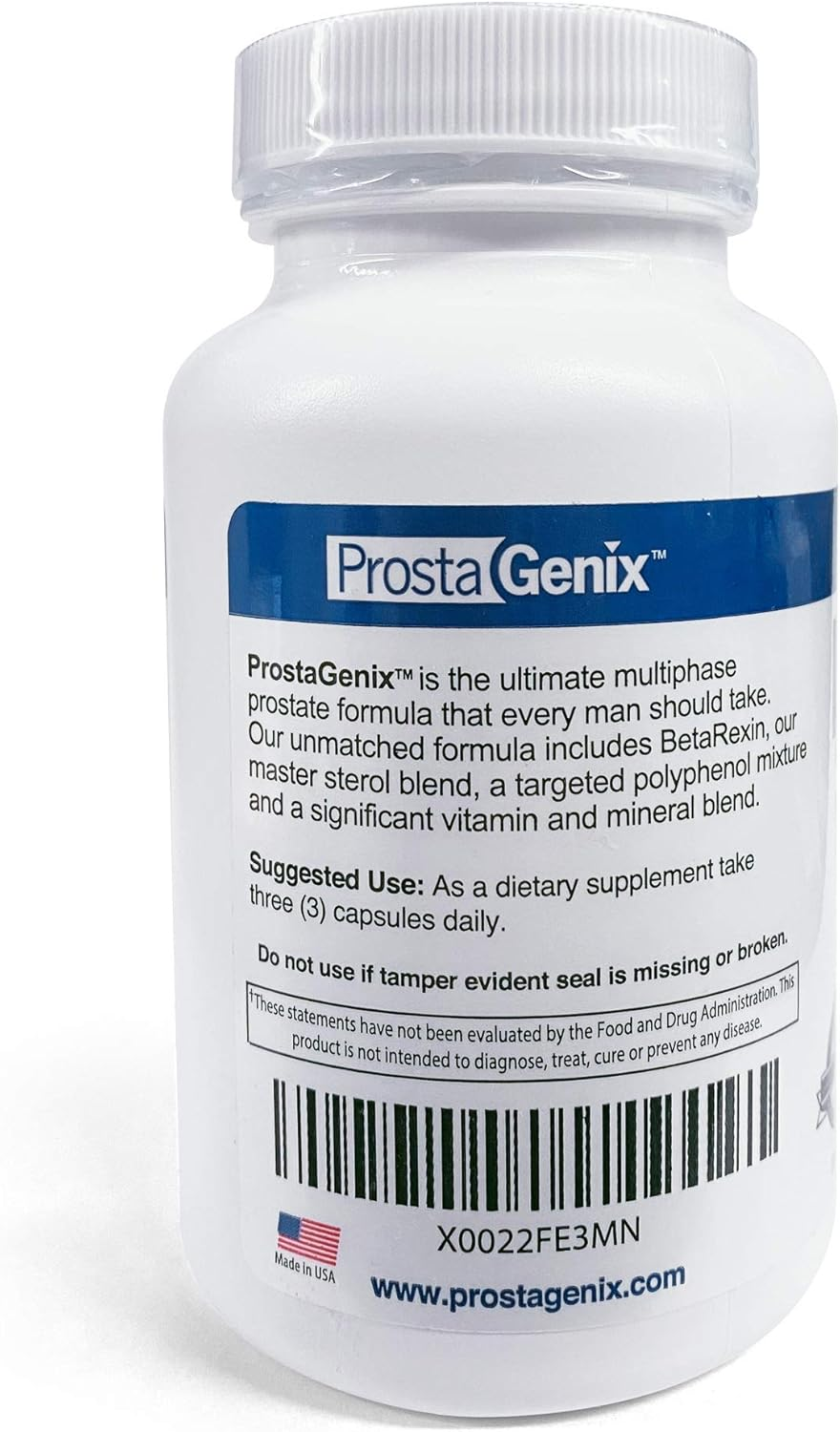 Prostagenix Multiphase Prostate Supplement-Featured on Larry King Investigative TV Show - over 1 Million Sold -End Nighttime Bathroom Trips, Urgency, & More. 90 Capsules image number 2