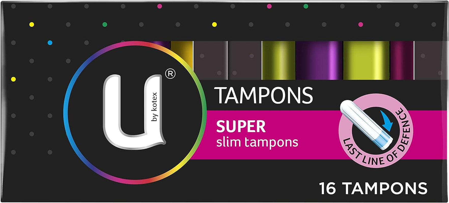 U by Kotex Tampons Super 16 Pack image number 4