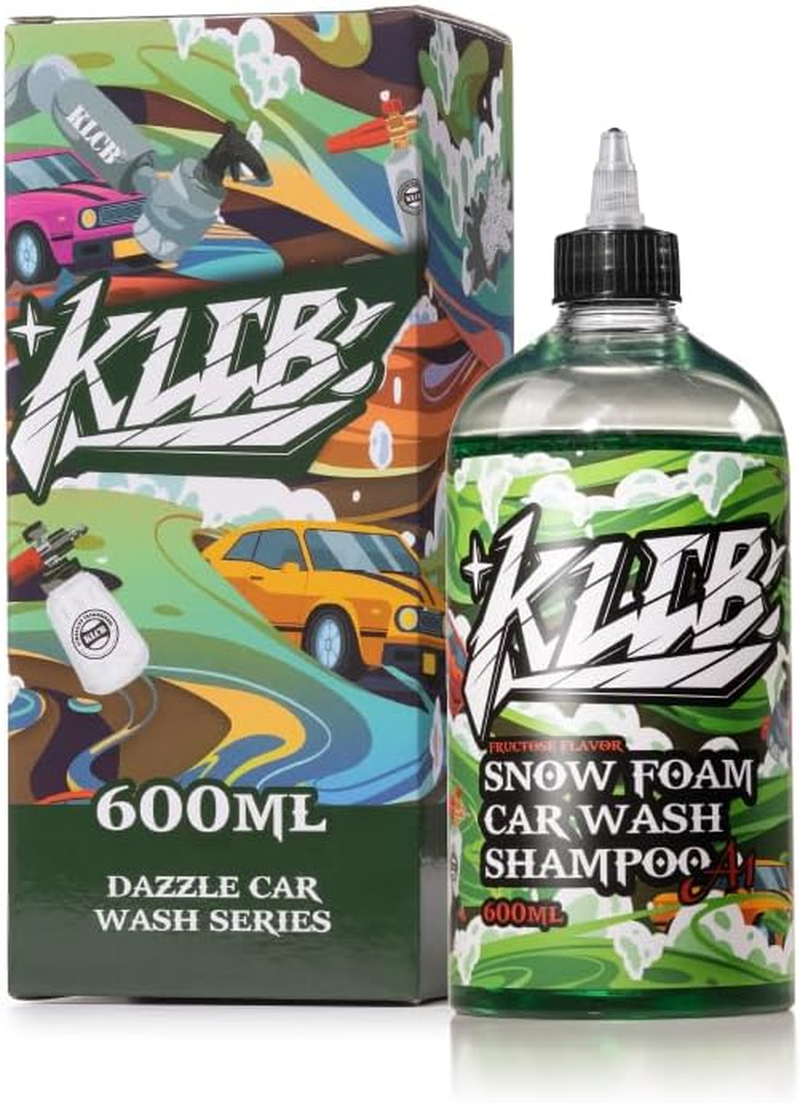 KLCB A1 Snow Foam Car Wash Shampoo &ndash; Ultra High Foaming Ph-Balanced Car Soap &ndash; Safe for Waxed and Coated Paint &ndash; Ideal for Foam Cannons, Buckets & Pressure Washers &ndash; 600Ml Concentrated Formula image number 3