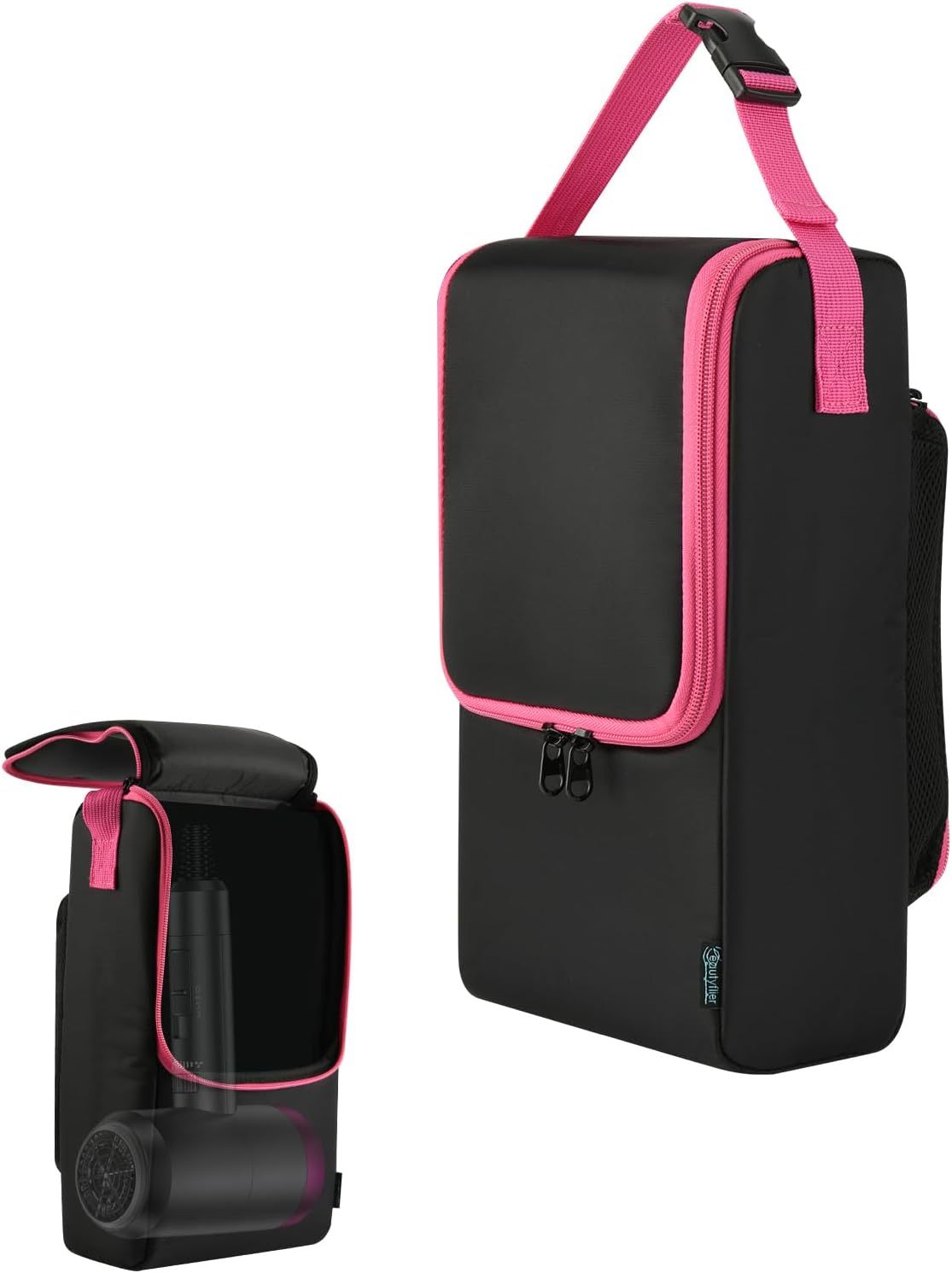 Beautyflier Travel Case Compatible with Dyson Supersonic Hair Dryer, Hair Dryer Carrying Bag for Slopehill 1902, Hairdryer Storage Case Bag for Ionic Blow Dryer and Diffuser (Bag Only) image number 1