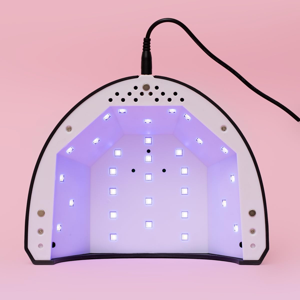 Semilac UV LED Lamp 24W/48W All Black - Nail Lamp with Dual LED, Timer, Motion Sensor & Low Heat Mode image number 3