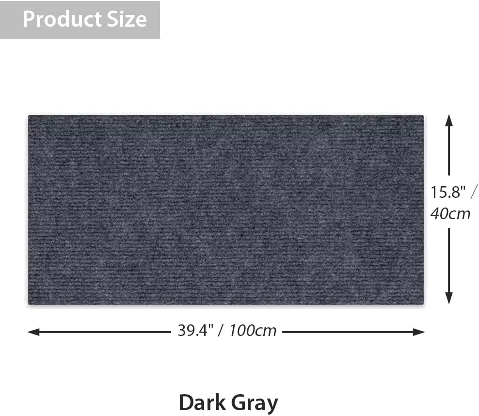 NATUYA Self-Adhesive Scratching Mat, Cat Scratching Mat, Cat Scratching Mat, Cat Scratching Board, Cat Wall Activity Scratching Posts (Dark Gray, 40 * 100CM) image number 1