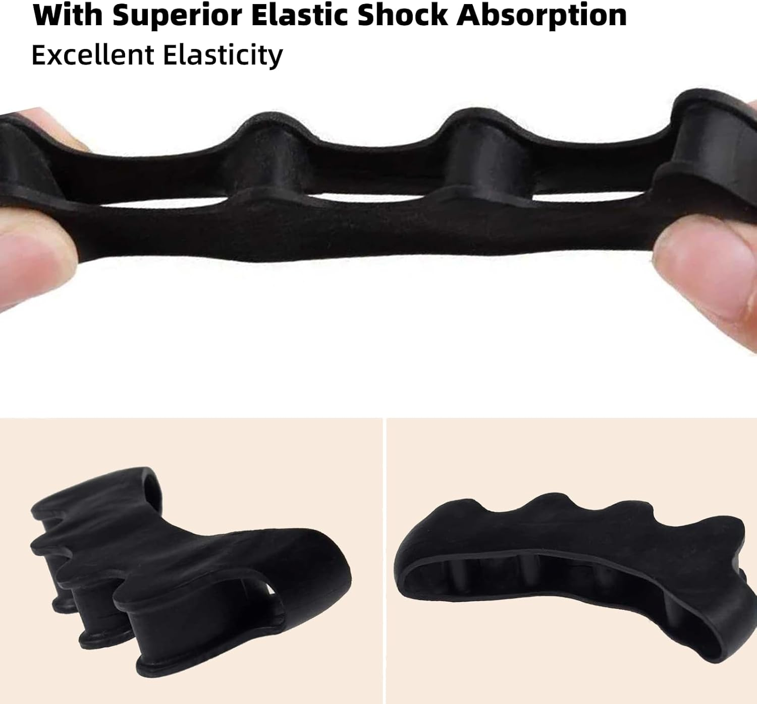 ONBPIY Gel Toe Separators and Spacers 2 Pairs Bunion Corrector for Women Men | Pain Relief for Plantar Fasciitis, Straightener for Hammer Toes Claw Toes | Soft Silicone Stretchers for Yoga Sports image number 5