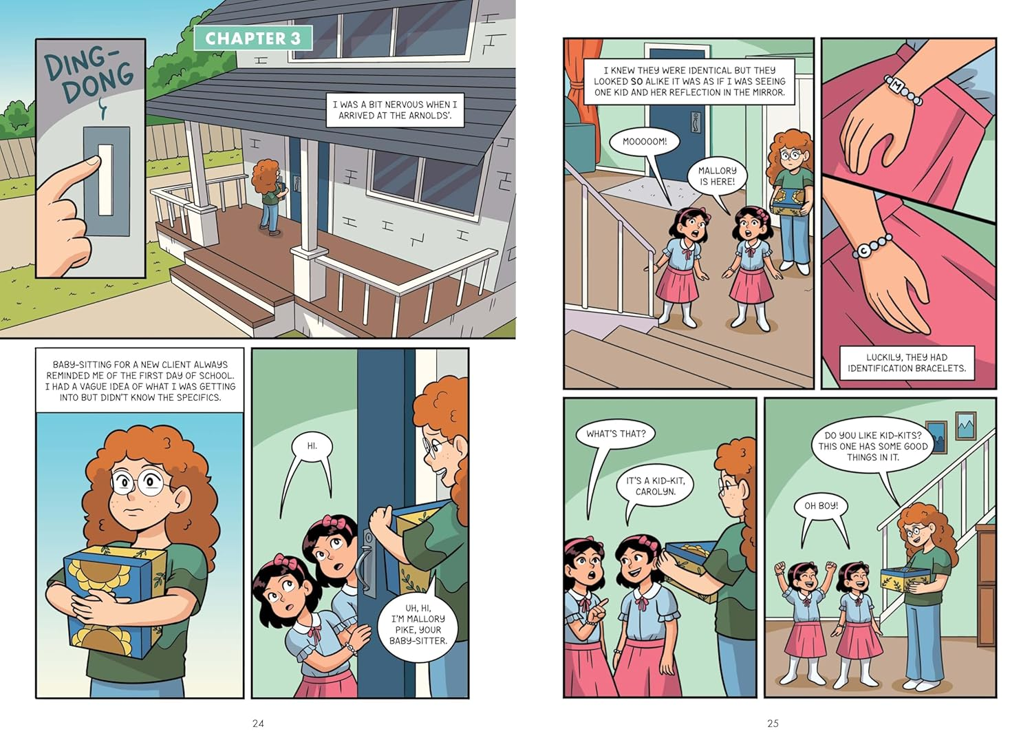 Mallory and the Trouble with Twins: a Graphic Novel (The Baby-Sitters Club #17) image number 1