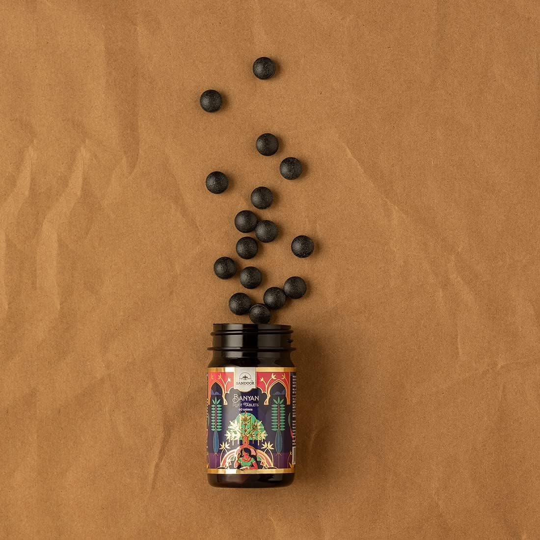 SANDOOK Banyan Root Care Tablet | Improves Hair Root Health | Scalp & Hair Nourishment | Hair Rejuvination | Lustrous Hair Growth (60 Tablets) image number 2