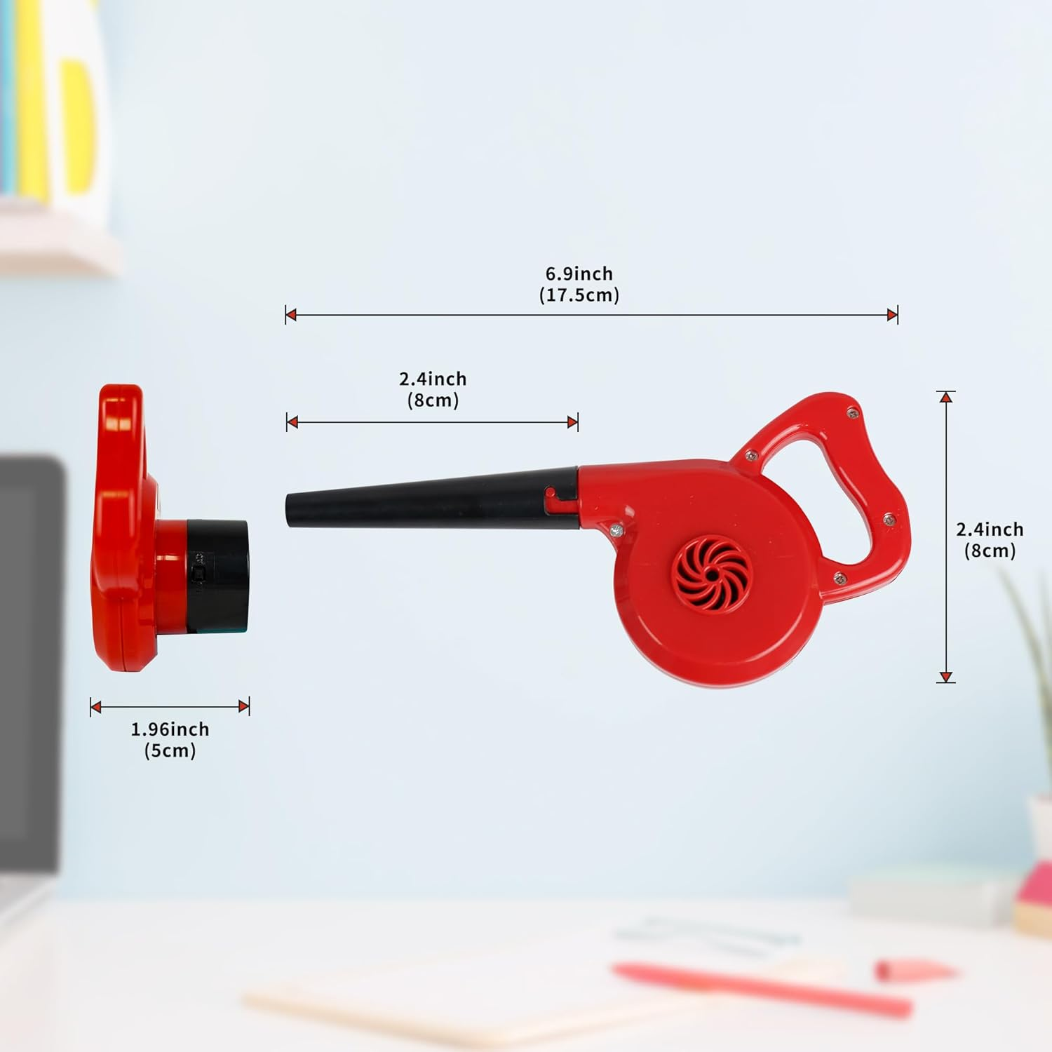 YOBRO Mighty Mini Blower,Fluid Art Tiny Simulated Blower,Real Working Blower,Usb Powered,Wonderfully for Acrylic Paint Blowing & Alcohol Ink Art image number 1