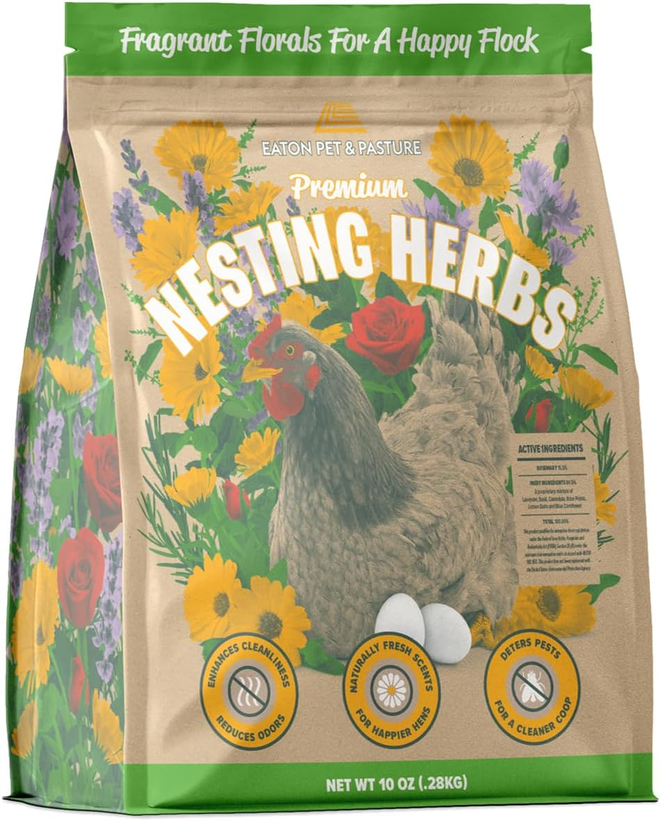 Eaton Pet and Pasture Premium Nesting Herbs, Aromatic Blend for Nesting Boxes & Chicken Coop, Natural Refresher & Pest Deterrent image number 3