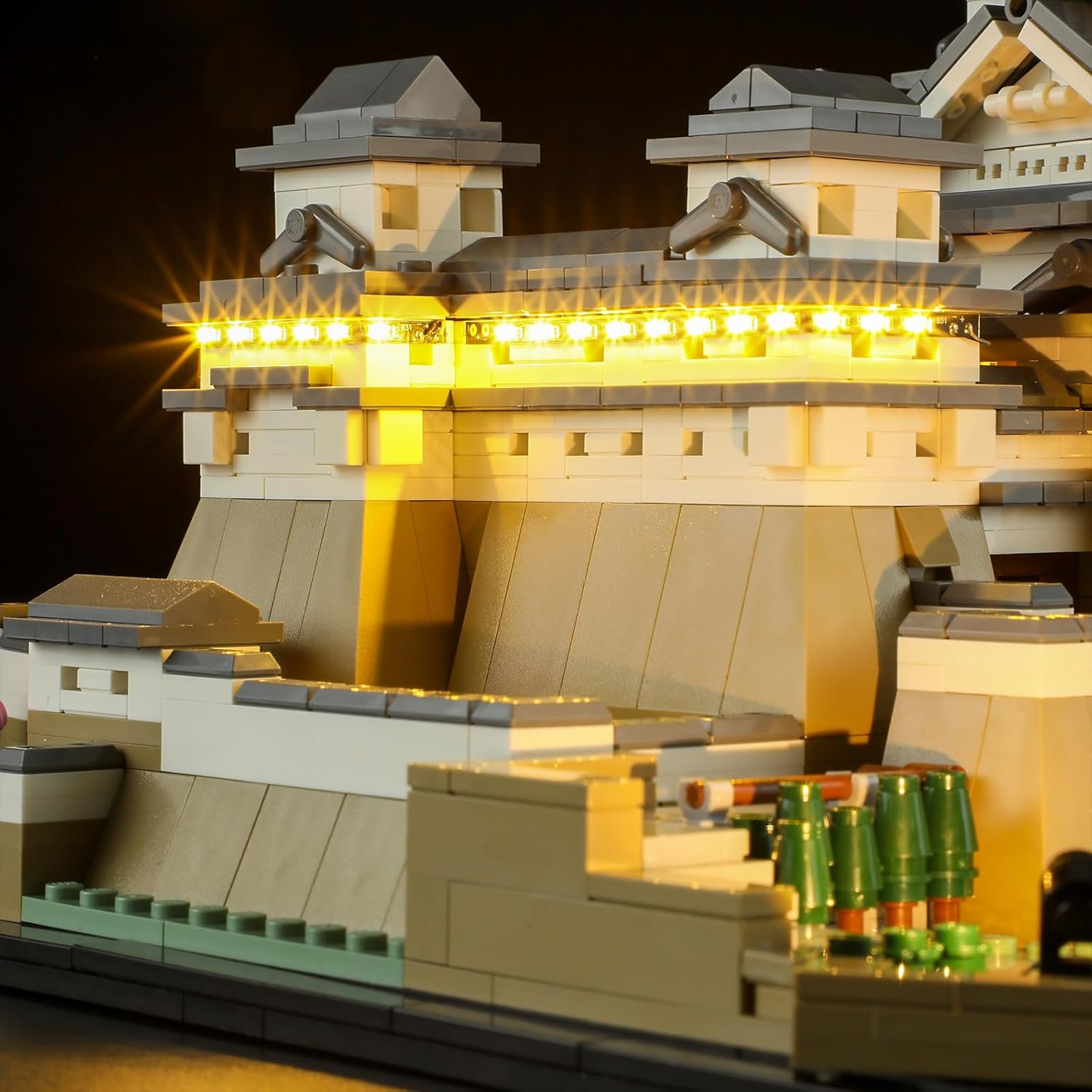 BRIKSMAX Led Lighting Kit for  21060 Himeji Castle - Compatible with  Architecture Building Set- Not Include  Set image number 5