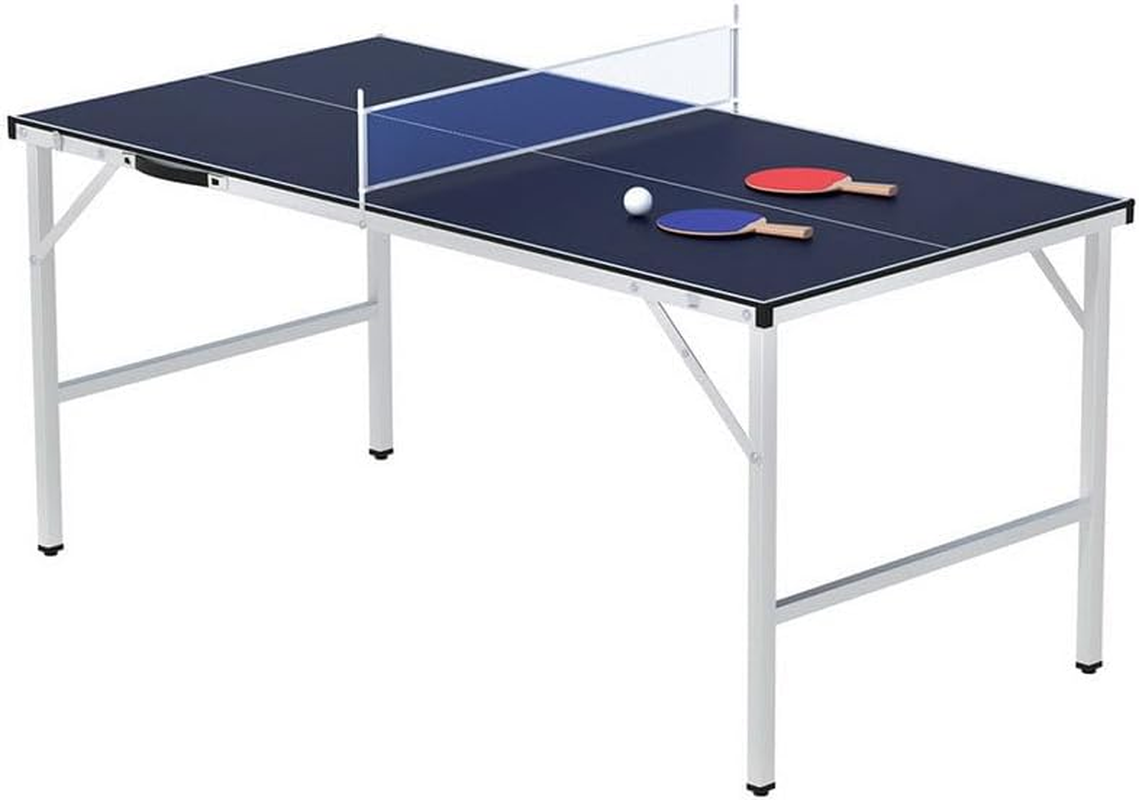 Everfit Table Tennis Ping Pong Table Portable Foldable Family Game Home Indoor image number 4