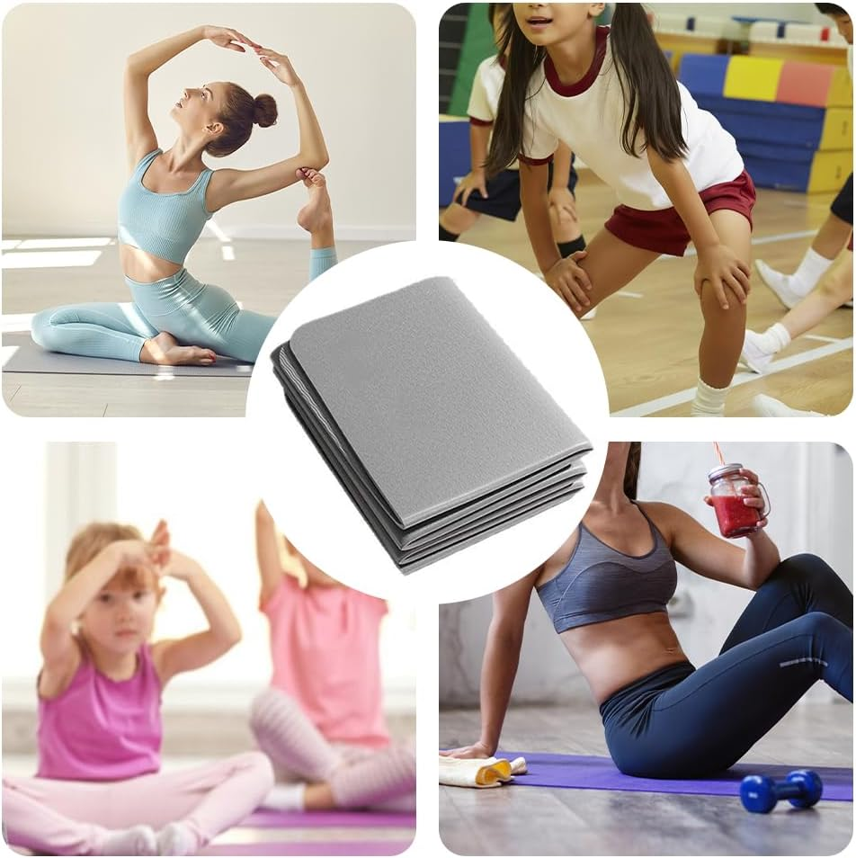 MOTRAIN Non Slip Exercise Mat,Fitness Pad/Foldable Yoga Mat 6Mm Extra Thick,Yoga Mat for Yoga Pilates,Cardio,Exercise Equipment image number 6