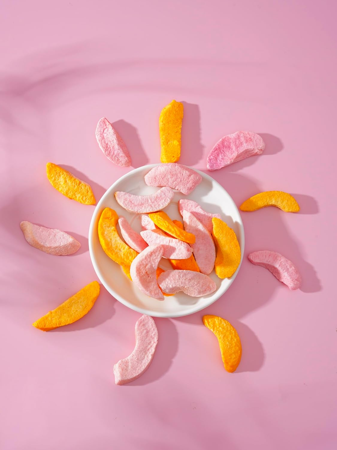 Shary Freeze Dried Mixed Peach Crisps, (6 X 40G) &ndash; Healthy Snack, 100% Natural, Vegan, Gluten-Free, Crunchy & Delicious image number 3